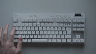 Logicool G PRO X TKL RAPID｜Typing Sound ASMR [upl. by Diamante925]