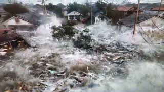 Hurricane Katrinas affects on New Orleans the moment the levees broke 3 days after the storm hit [upl. by Lajes34]