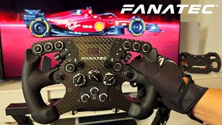 Fanatec ClubSport Formula v25 Steering Wheel REVIEW  Unboxing Setup amp Test  PC PS5 Sim Racing F1 [upl. by Balmuth252]