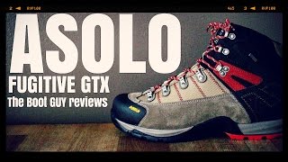 ASOLO FUGITIVE GTX CODE  0M3400 00  The Boot Guy Reviews [upl. by Notfa]