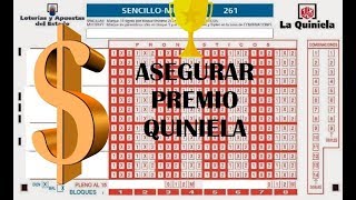 Asegurar premio quiniela [upl. by Berwick]