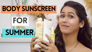 Best Body sunscreen  Sunscreen body lotion  Summer body lotion  skincare summer [upl. by Arella]