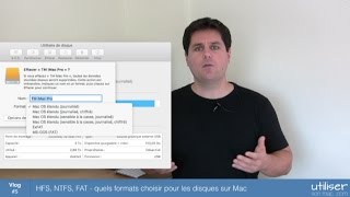 HFS NTFS FAT  Quels formats choisir pour les disques de son Mac [upl. by Kcirrem]