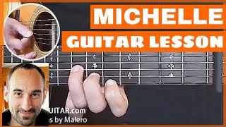 Michelle Guitar Lesson  part 1 of 4 [upl. by Saitam728]