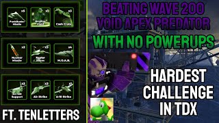 TDX  Beating Void Apex Predator Without Powerups [upl. by Kapeed313]