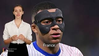 Spain v France Euro 2024 latest score and goal updates as Kylian Mbappe removes mask for semifinal [upl. by Koffler280]