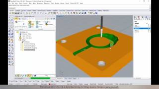 RhinoCAM 2017 Machining Ring Jewelry [upl. by Trevor]