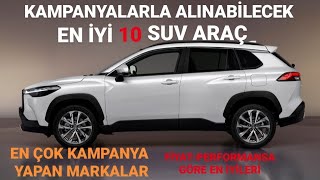 KAMPANYALI EN İYİ 10 SUV ARAÇ  KASIM 2023 SIFIR OTOMOBİL KAMPANYALARI ALINACAK SUV ARAÇLAR İNDİRİM [upl. by Yahsed550]