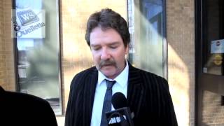 McLennan Speaks Outside Court [upl. by Eenad475]