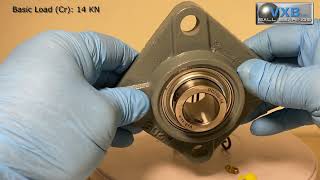 UCF20514 Four Bolt Flange Mounted Bearing Unit that has 78quot inch bore inner diameter [upl. by Seton]