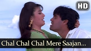 Chal Chal Chal Mere Sajan  Sunil Shetty  Raveena Tandon  Vinashak  Bollywood Songs  Viju Shah [upl. by Phina]