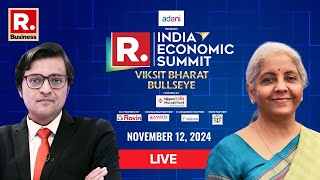 India Economic Summit LIVE FM Nirmala Sitharaman On Viksit Bharat  Bullseye  IES 2024 [upl. by Susanetta]