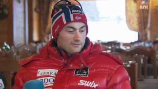 Petter Northug  Hellner is not any faster than me its the other way around [upl. by Descombes]