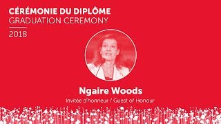 Ngaire Woods Guest of Honour  Sciences Po 2018 Graduation Ceremony [upl. by Nanis]