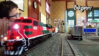 🚂 GEVOS Scale Trains Rivet Counter Ferromex ES44AC y BNSF ET44C4  Tren mixto [upl. by Artemla87]