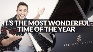 Its The Most Wonderful Time Of The Year  Andy Williams  Piano Cover  Sheet Music [upl. by Tomkiel357]