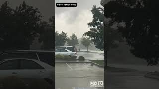 WILD VIDEO Possible tornado caught on camera in Murfreesboro Tennessee [upl. by Henriha]