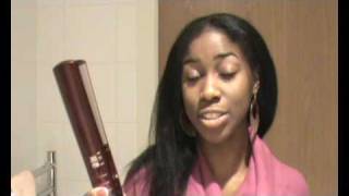 Hair Striaghtener Review  Babyliss Pro 230 Radiance Sleek Prt 1 [upl. by Eseryt]