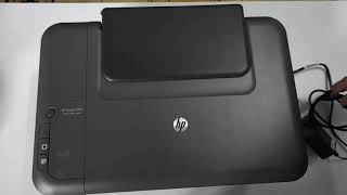 Hp DESKJET 1050 PRINT SCAN [upl. by Tsenre]