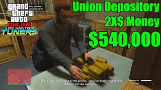 GTA 5 Online The Union Depository Heist Gold 2X Money [upl. by Norrehc]