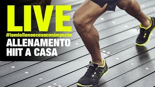 Live Allenamento HIIT a casa  Impacto [upl. by Laeynad]