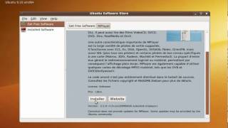 ubuntu software store mplayer [upl. by Narih]