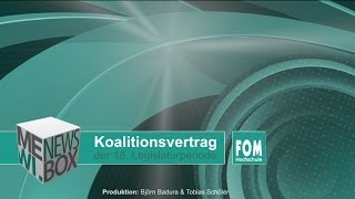 Der Koalitionsvertrag  Schmittmann amp Schröer  MEWI Newsbox [upl. by Eintihw77]