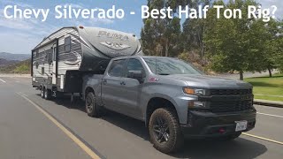 Chevy Silverado Towing 5th Wheel  Best Half Ton Rig [upl. by Elleyoj]