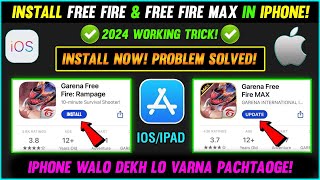 How To Download Free Fire In iPhone  How To Install Free Fire In iPhone  Free Fire Max In iPhone [upl. by Evante977]