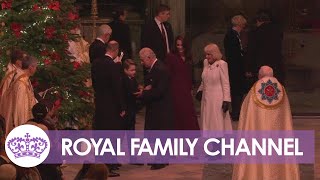 Royal Family Unite at Kate’s Christmas Carol Service [upl. by Combs]