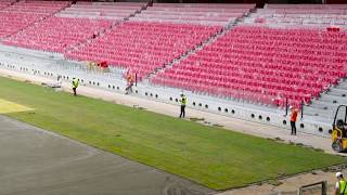 TIRANA  Arena Kombetare new Albania stadium update [upl. by Cozmo]