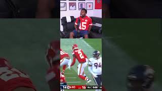 KANSAS CITY CHIEFS BLOCK DENVER BRONCO FG TO STAY UNDEFEATED😱 nfl [upl. by Mary]