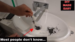 Unclog a blocked sink drain  4 main ways [upl. by Hedva782]