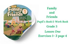 Family amp Friends Grade 3 Pupils Book amp Work book Exercises 1 3 page 4 [upl. by Haronid]