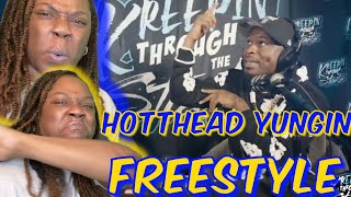 Can’t Believe This 🤯‼️ HottHead Yungin quot Kreepin Through The Streetz quot Freestyle Reaction 🔥 [upl. by Ettena651]