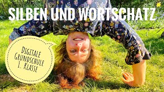 Homeschooling 1 Klasse  Silben und Wortschatz üben  Digitaler Unterricht [upl. by Jorgenson]