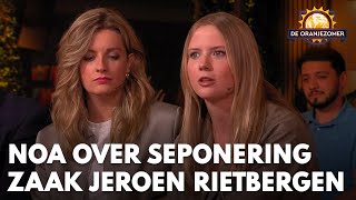 Noa Vahle reageert op seponering zaak Jeroen Rietbergen  DE ORANJEZOMER [upl. by Enirehs]