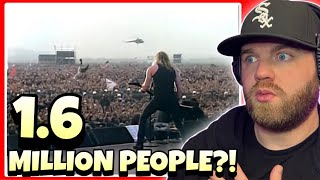 FIRST TIME REACTION  Metallica  Enter Sandman Live Moscow 1991 HD THIS IS INSANE [upl. by Aihsenyt]