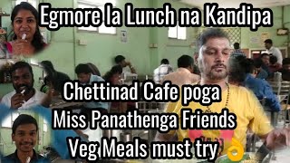 Veg Meals must try at Chettinad Cafe Egmore chennai food travel explore eat taste review [upl. by Grigson]