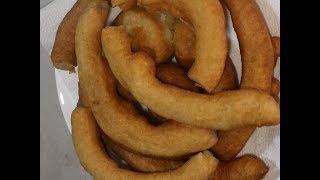 Churros porras caseros y muy fácil de hacer [upl. by Amluz497]