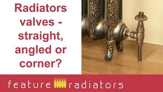 Which radiator valves straight angled or corner [upl. by Forkey]