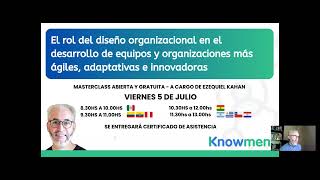 Knowment  Masterclass  Diseño organizacional [upl. by Yesoj]