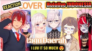 REACTION TO Virtual Medley Lagu Daerah  hololive ID Cover Hololive Indonesia [upl. by Marsden]