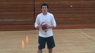 Nike Quarterback Drills With Rivals 2 Ranked Freshman QB [upl. by Hadlee14]