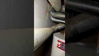 Flue for Water Heater disconnected after AC was replaced [upl. by Ellie663]