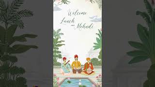 A Spectacular Indian Wedding Invitation Video You Cant Resist For Just 2200 INR [upl. by Beitz]