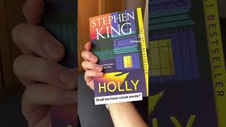 Unboxing the UK first edition paperback of Holly by Stephen King 🤓📚 [upl. by Htessil528]