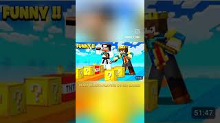 Gamer fleet lucky block race funny moment minecraft gamerfleet gaming minecraft shorts [upl. by Trumann]