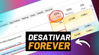 Desativar Antimalware Service Executable  Windows Defender pra Sempre [upl. by Ahsekahs]