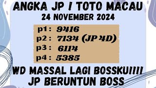 PREDIKSI TOTO MACAU 24 NOVEMBER 2024  BOCORAN TOTO MACAU  RUMUS TOTO MACAU  ANGKA JITU MACAU [upl. by Oirretna]